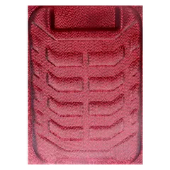 Textured soft luggage suitcase shell designed for durable travel luggage manufactured in India.