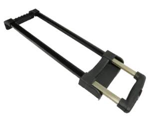 Durable luggage trolley handle system for suitcases and trolley bags manufactured by SH Accessories India.